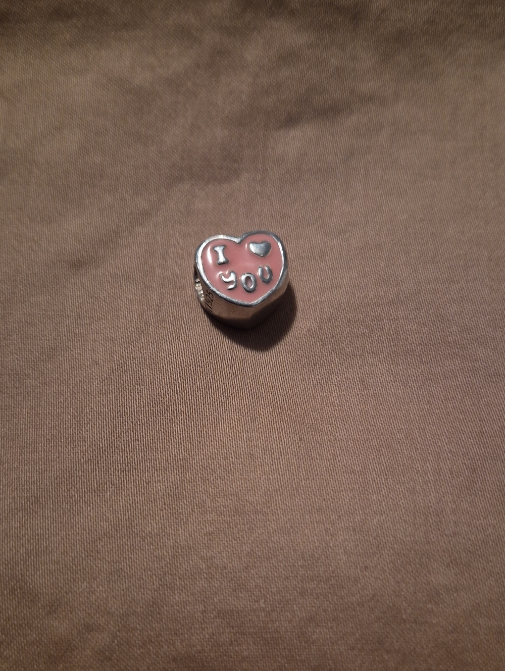 Pandora Pink Heart 'I ♥ You' Bracelet Charm